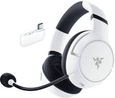 Razer Kaira HyperSpeed Wireless Gaming Headset – TriForce 50mm drivers, HyperClear cardioid unidirectional mic, Bluetooth 5.2, up to 30 hours battery life, Xbox licensed, White.